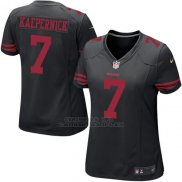 Camiseta San Francisco 49ers Kaepernick Negro Nike Game NFL Mujer