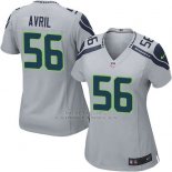 Camiseta Seattle Seahawks Avril Gris Nike Game NFL Mujer