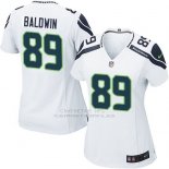 Camiseta Seattle Seahawks Baldwin Blanco Nike Game NFL Mujer