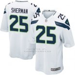 Camiseta Seattle Seahawks Sherman Blanco Nike Game NFL Nino