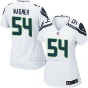 Camiseta Seattle Seahawks Wagner Blanco Nike Game NFL Mujer