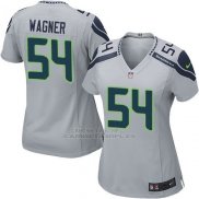 Camiseta Seattle Seahawks Wagner Gris Nike Game NFL Mujer