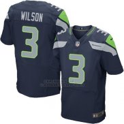Camiseta Seattle Seahawks Wilson Profundo Azul Nike Elite NFL Hombre