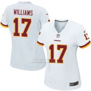 Camiseta Washington Commanders Williams Blanco Nike Game NFL Mujer