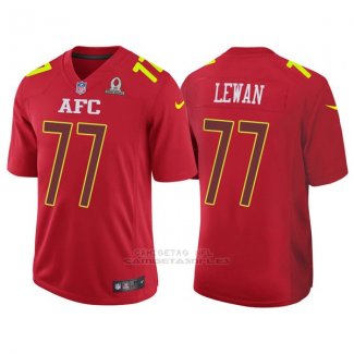 Camiseta AFC Lewan Rojo 2017 Pro Bowl NFL Hombre