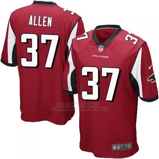 Camiseta Atlanta Falcons Allen Rojo Nike Game NFL Nino