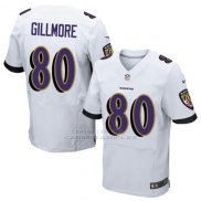 Camiseta Baltimore Ravens Gillmore Blanco Nike Elite NFL Hombre