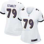 Camiseta Baltimore Ravens Stanley Blanco Nike Game NFL Mujer