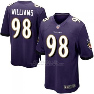 Camiseta Baltimore Ravens Williams Violeta Nike Game NFL Nino