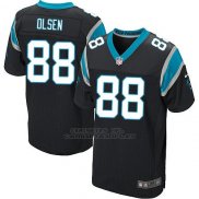 Camiseta Carolina Panthers Olsen Negro Nike Elite NFL Hombre