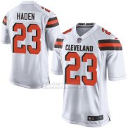 Camiseta Cleveland Browns Haden Blanco Nike Game NFL Nino