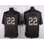 Camiseta Dallas Cowboys E.Smith Apagado Gris Nike Anthracite Salute To Service NFL Hombre