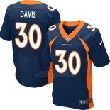Camiseta Denver Broncos Davis Azul Nike Elite NFL Hombre