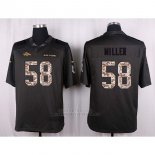 Camiseta Denver Broncos Miller Apagado Gris Nike Anthracite Salute To Service NFL Hombre