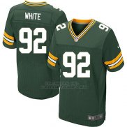 Camiseta Green Bay Packers White Verde Nike Elite NFL Hombre