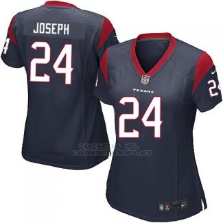 Camiseta Houston Texans Joseph Negro Nike Game NFL Mujer