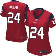Camiseta Houston Texans Joseph Rojo Nike Game NFL Mujer