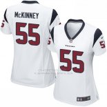 Camiseta Houston Texans McKinney Blanco Nike Game NFL Mujer