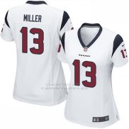 Camiseta Houston Texans Miller Blanco Nike Game NFL Mujer