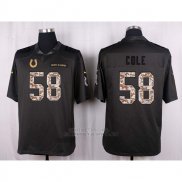 Camiseta Indianapolis Colts Cole Apagado Gris Nike Anthracite Salute To Service NFL Hombre