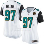 Camiseta Jacksonville Jaguars Miller Blanco Nike Game NFL Mujer