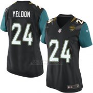 Camiseta Jacksonville Jaguars Yeldon Negro Nike Game NFL Mujer