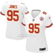 Camiseta Kansas City Chiefs Jones Blanco Nike Game NFL Mujer