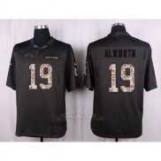 Camiseta Los Angeles Chargers Alworth Apagado Gris Nike Anthracite Salute To Service NFL Hombre