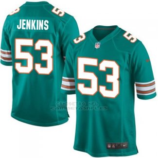 Camiseta Miami Dolphins Jenkins Verde Oscuro Nike Game NFL Nino