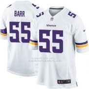 Camiseta Minnesota Vikings Barr Blanco Nike Game NFL Hombre