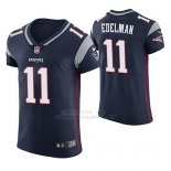 Camiseta NFL Elite Hombre New England Patriots Julian Edelman Azul Vapor Untouchable
