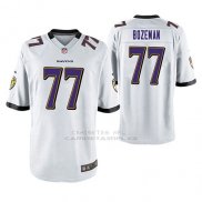 Camiseta NFL Game Hombre Baltimore Ravens Bradley Bozeman Blanco