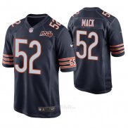 Camiseta NFL Game Hombre Chicago Bears Khalil Mack 100th Aniversario Azul