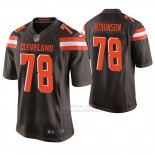 Camiseta NFL Game Hombre Cleveland Browns Greg Robinson Marron