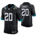 Camiseta NFL Game Hombre Jacksonville Jaguars Jalen Ramsey 25th Aniversario Typename Negro