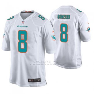 Camiseta NFL Game Hombre Miami Dolphins Brock Osweiler Blanco