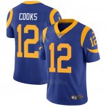 Camiseta NFL Game Los Angeles Rams 12 Brandin Cooks Alternate Azul