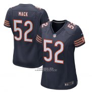 Camiseta NFL Game Mujer Chicago Bears Khalil Mack Azul