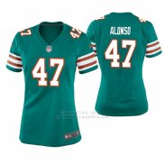 Camiseta NFL Game Mujer Miami Dolphins Kiko Alonso Throwback Verde