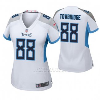 Camiseta NFL Game Mujer Tennessee Titans Keith Towbridge Blanco
