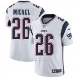 Camiseta NFL Game New England Patriots 26 Sony Michel Blanco