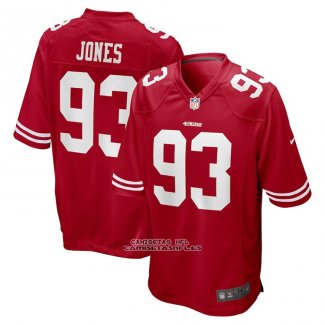Camiseta NFL Game San Francisco 49ers D.j. Jones Rojo