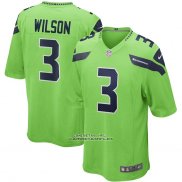 Camiseta NFL Game Seattle Seahawks Russell Wilson Alterno Neon Verde