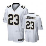 Camiseta NFL Hombre Saints Marshon Lattimore Blanco Game
