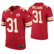 Camiseta NFL Legend Hombre Kansas City Chiefs Darrel Williams Rojo Color Rush