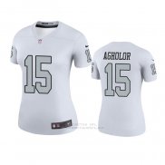 Camiseta NFL Legend Mujer Las Vegas Raiders Nelson Agholor Blanco Color Rush