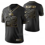 Camiseta NFL Limited Carolina Panthers Christian Mccaffrey Golden Edition Negro