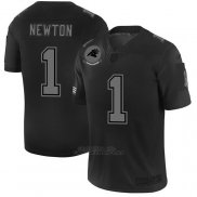 Camiseta NFL Limited Carolina Panthers Newton 2019 Salute To Service Negro