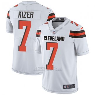 Camiseta NFL Limited Hombre 7 Kizer Cleveland Browns Blanco