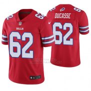 Camiseta NFL Limited Hombre Buffalo Bills Vladimir Ducasse Rojo Color Rush